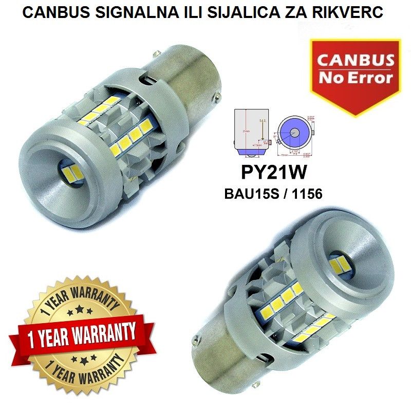 LED SIJALICE PY21W BAU15S 1156 - 26*3020smd Beograd Zemun